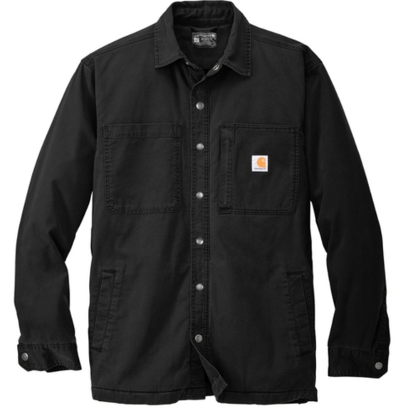 Carhartt Rugged Flex Relaxed Fit Shirt Jacket 102851 Fleece Lined M - Picture 9 of 16